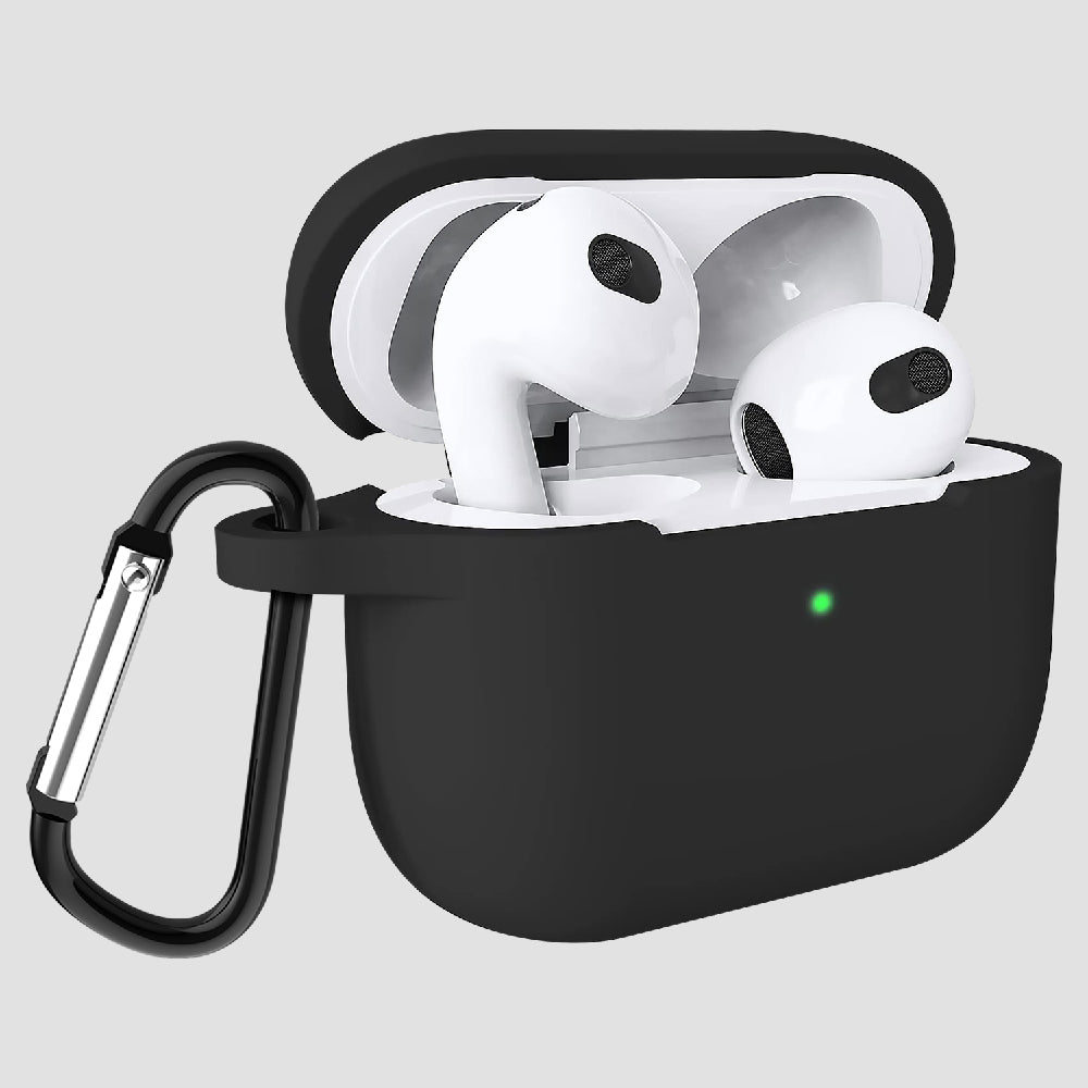 Funda AirPods 3 Silicona Black - PineAppleStore