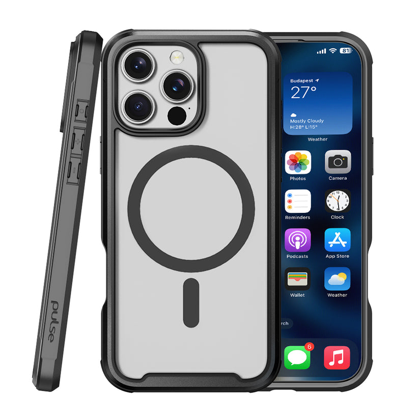 PULSE Aluminium Rugged Magsafe Case for iPhone 16 Plus-Matt Black Get best offers for PULSE Aluminium Rugged Magsafe Case for iPhone 16 Plus-Matt Black