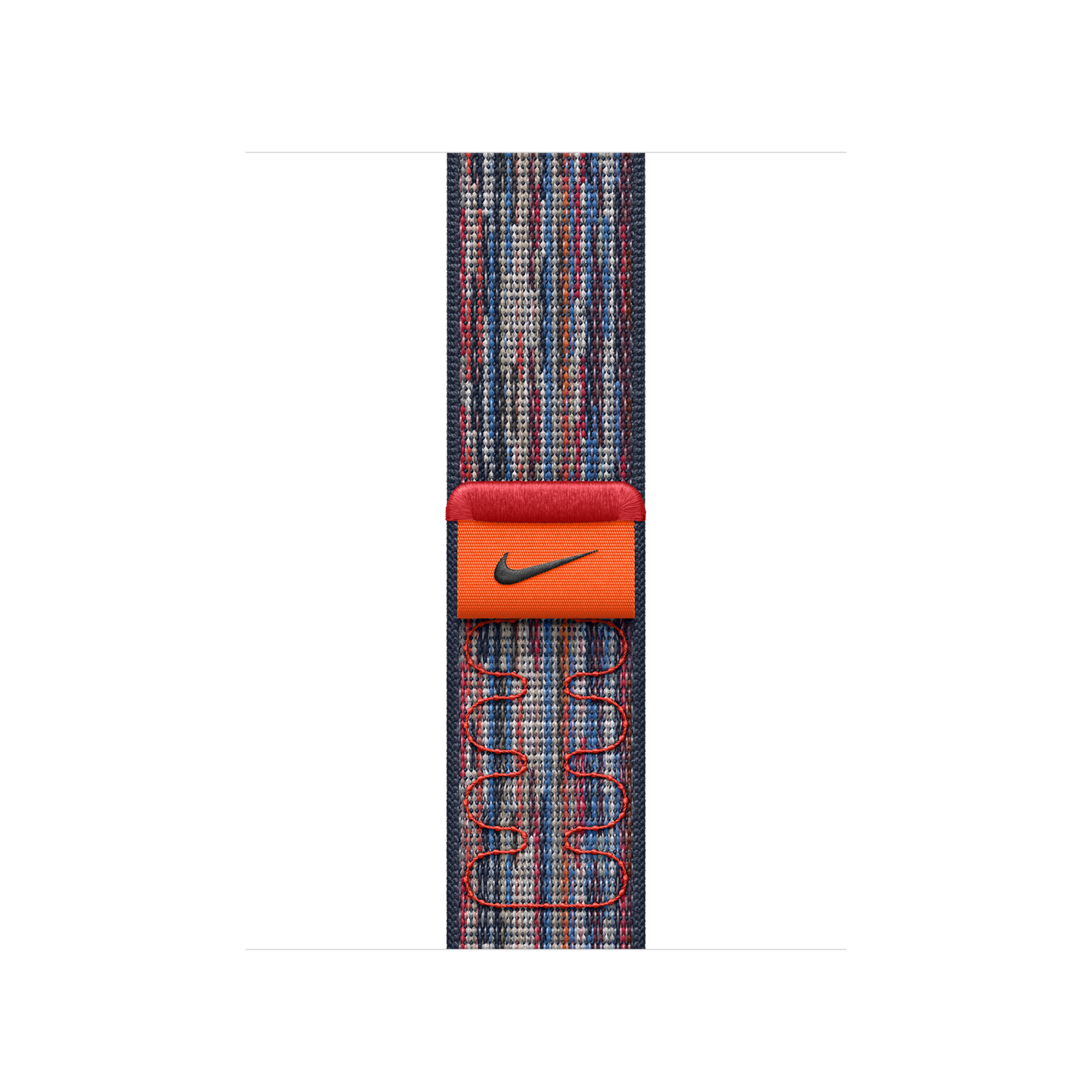 40mm Blue/Red Nike Sport Loop