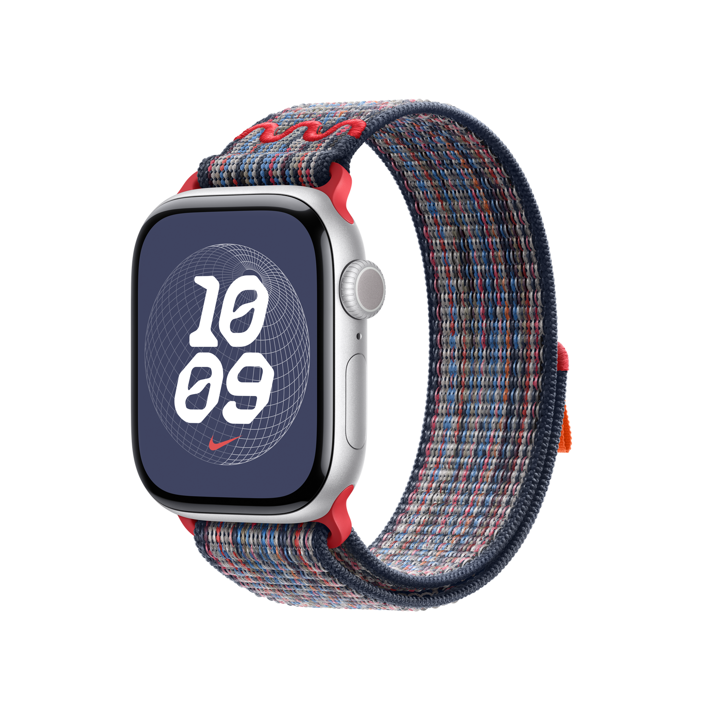 40mm Blue/Red Nike Sport Loop