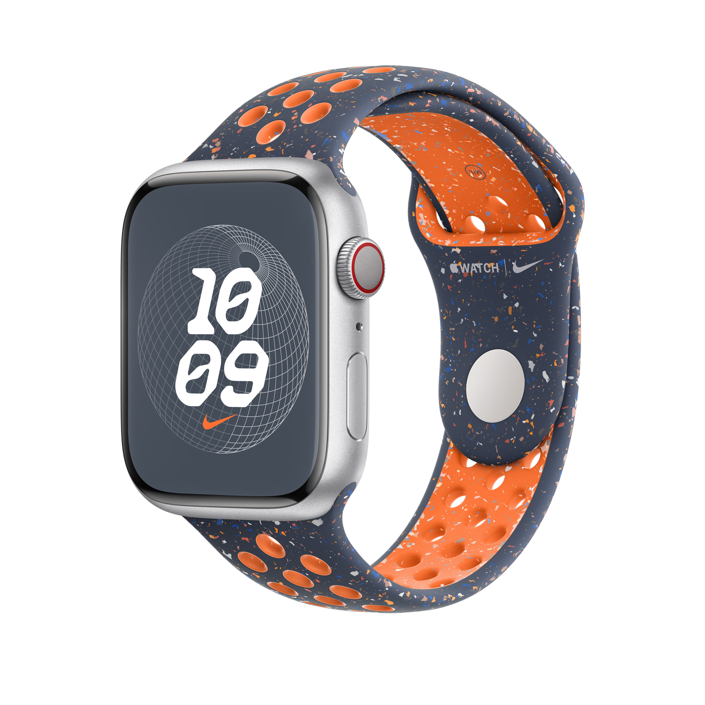 45mm Blue Flame Nike Sport Band - M/L