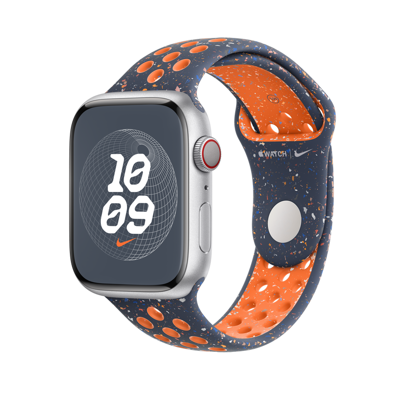 45mm Blue Flame Nike Sport Band - M/L Get best offers for 45mm Blue Flame Nike Sport Band - M/L