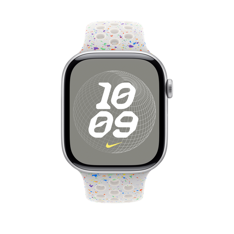 46mm Pure Platinum Nike Sport Band - M/L Get best offers for 46mm Pure Platinum Nike Sport Band - M/L