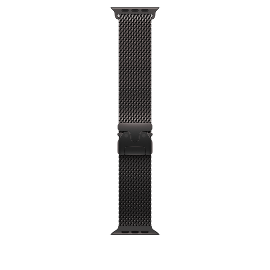 49mm Black Titanium Milanese Loop - Medium