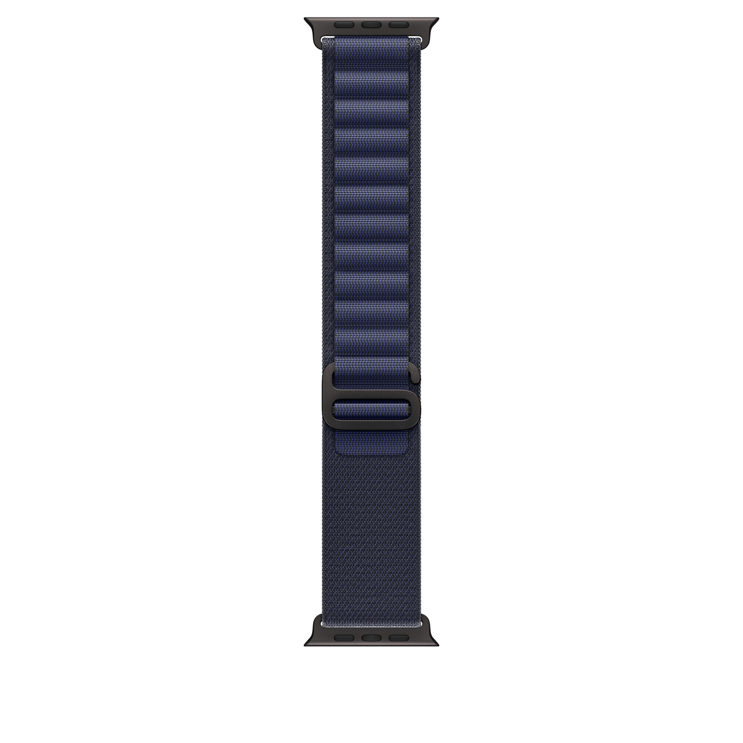 49mm Navy Alpine Loop - Large - Black Titanium Finish