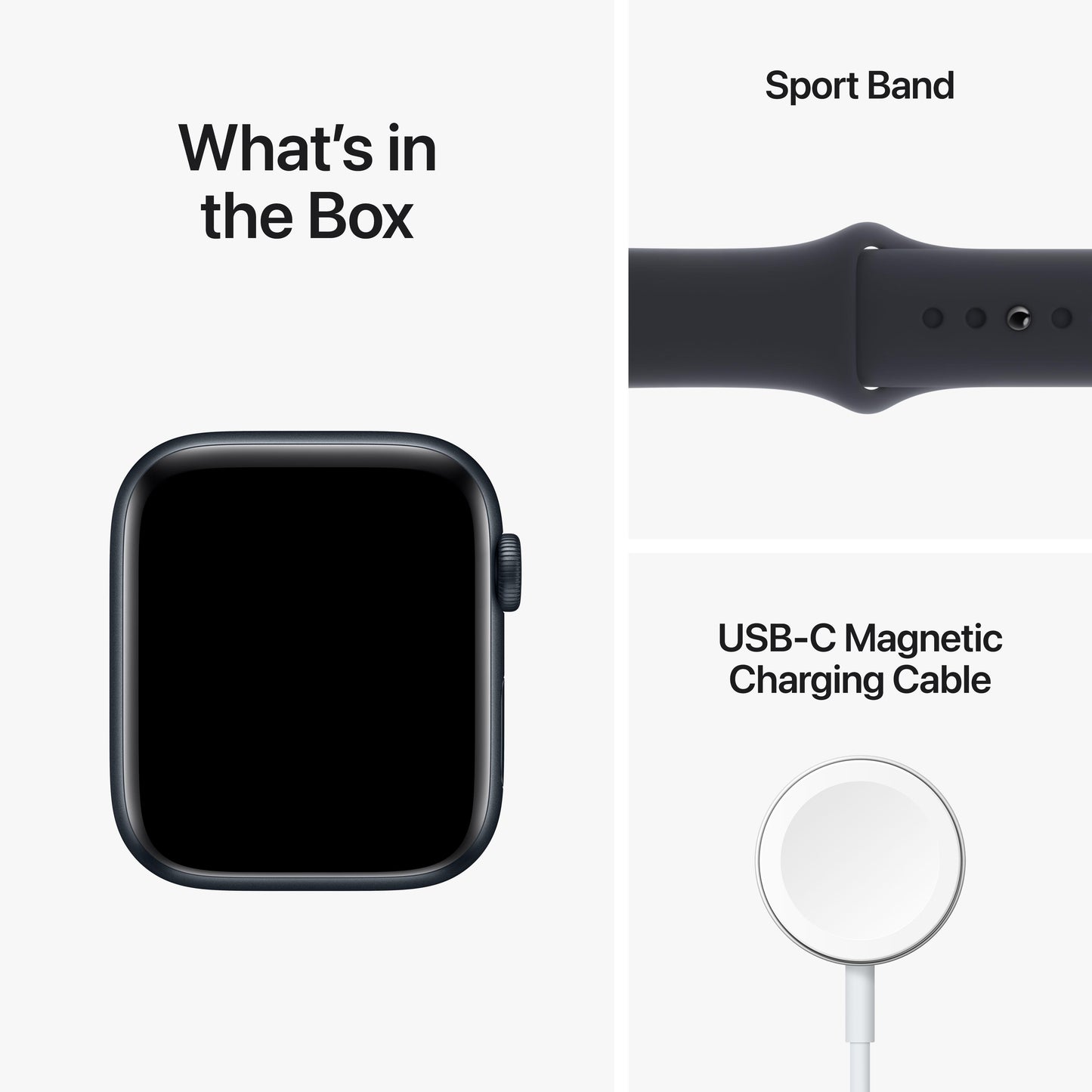 Apple Watch SE GPS + Cellular 44mm Midnight Aluminium Case with Midnight Sport Band - Regular