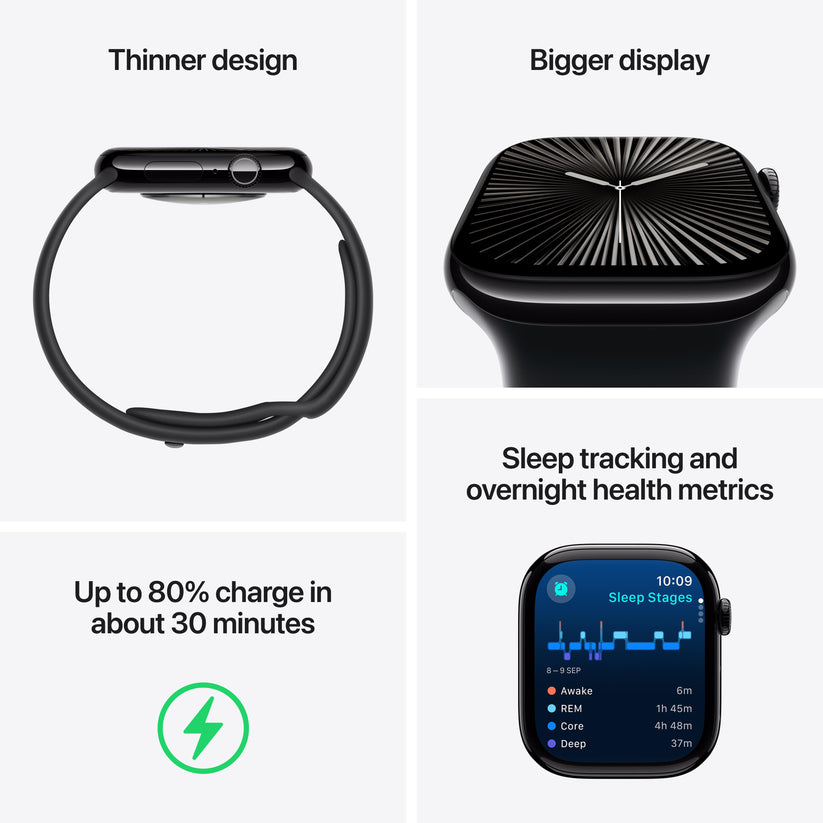 Apple Watch Series 10 GPS + Cellular 42mm Gold Titanium Case with Starlight Sport Band - S/M Get best offers for Apple Watch Series 10 GPS + Cellular 42mm Gold Titanium Case with Starlight Sport Band - S/M