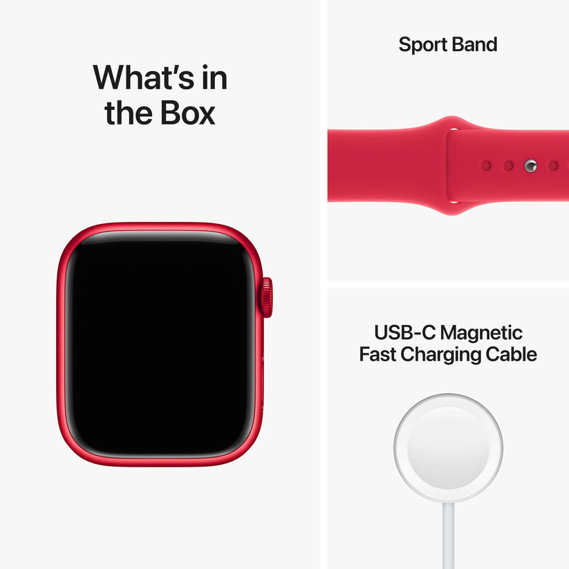 Apple Watch Series 8 GPS 45mm (PRODUCT)RED Aluminium Case with (PRODUCT)RED Sport Band - Regular Get best offers for Apple Watch Series 8 GPS 45mm (PRODUCT)RED Aluminium Case with (PRODUCT)RED Sport Band - Regular