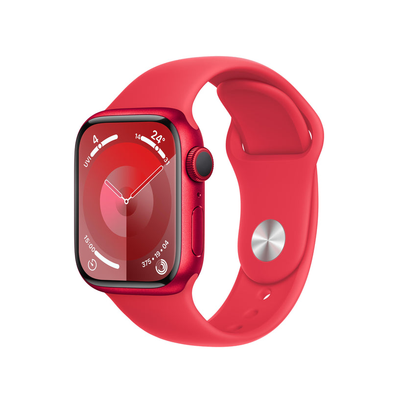 Apple Watch Series 9 GPS 41mm (PRODUCT)RED Aluminium Case with (PRODUCT)RED Sport Band - S/M Get best offers for Apple Watch Series 9 GPS 41mm (PRODUCT)RED Aluminium Case with (PRODUCT)RED Sport Band - S/M