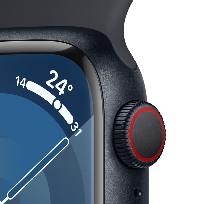 Apple Watch Series 9 GPS + Cellular 41mm Midnight Aluminium Case with Midnight Sport Band - S/M Get best offers for Apple Watch Series 9 GPS + Cellular 41mm Midnight Aluminium Case with Midnight Sport Band - S/M