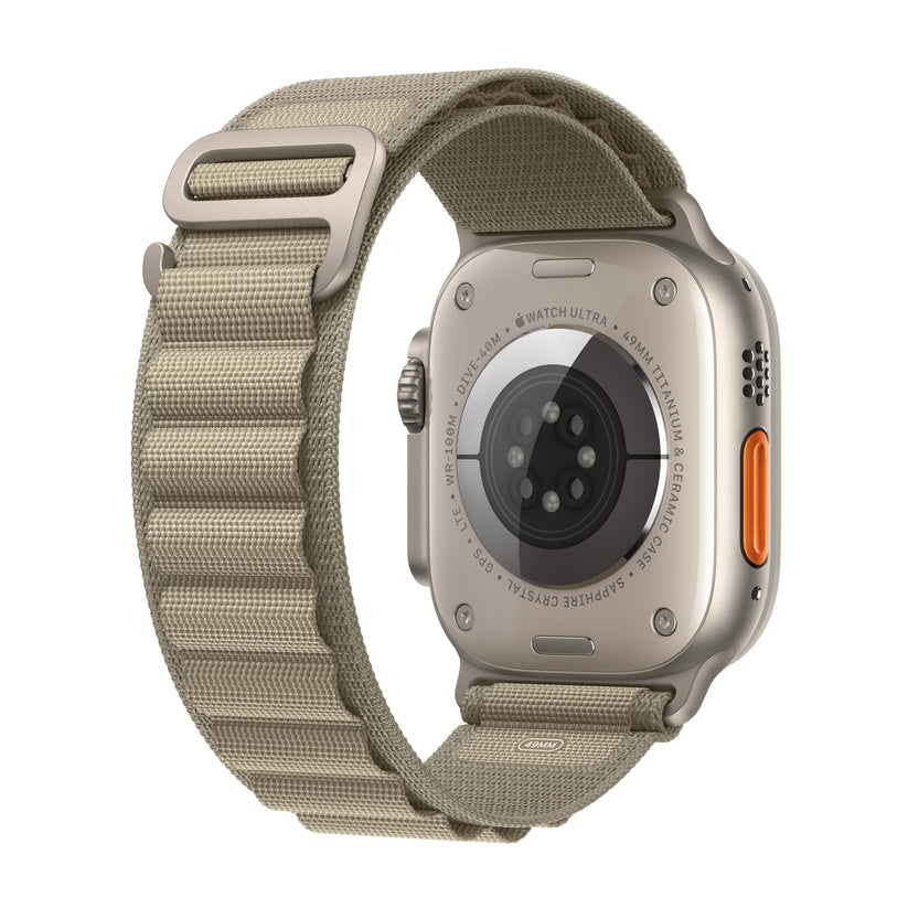 Apple Watch Ultra 2 GPS + Cellular 49mm Titanium Case with Olive Alpine Loop - Large Get best offers for Apple Watch Ultra 2 GPS + Cellular 49mm Titanium Case with Olive Alpine Loop - Large