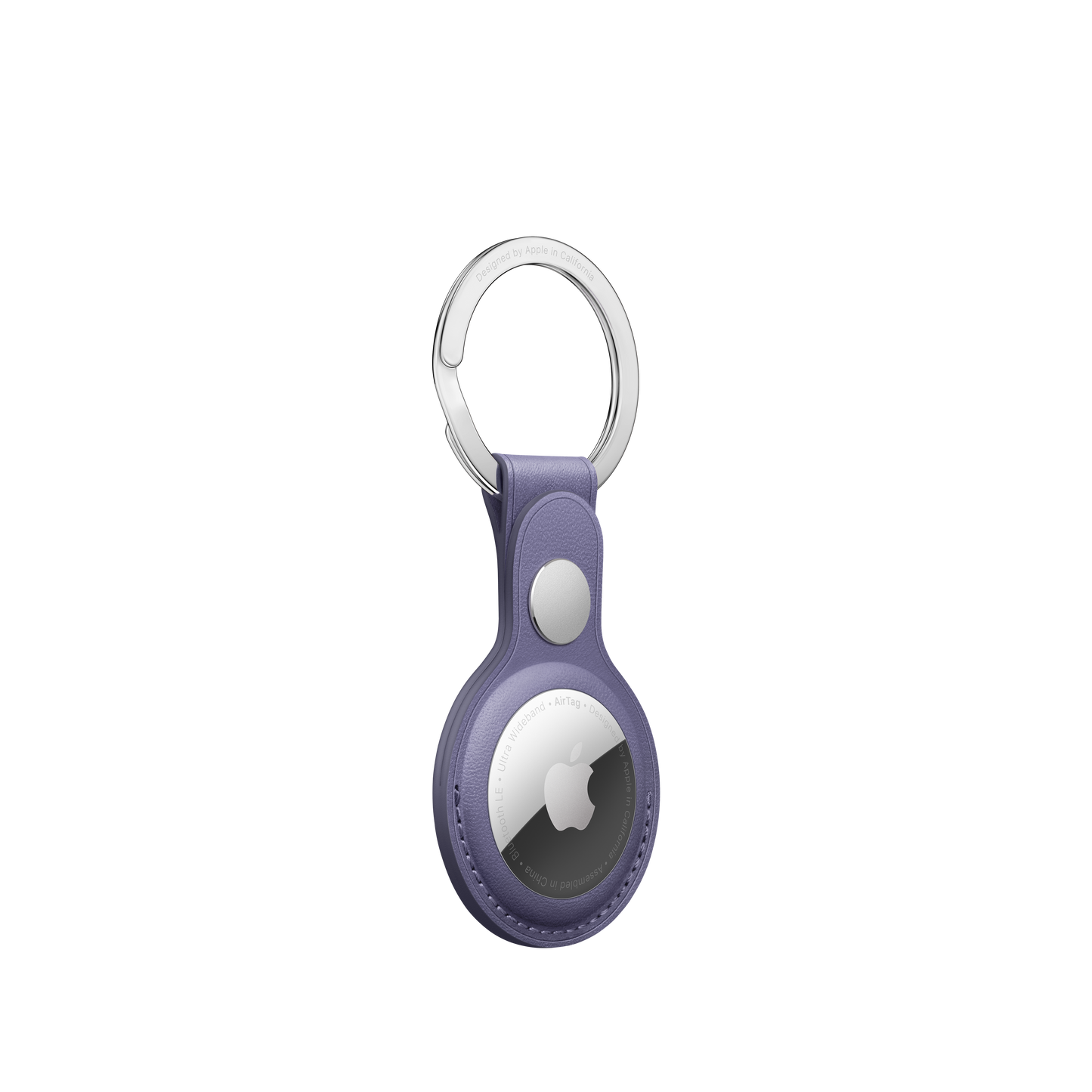 AirTag Leather Key Ring ‚Äì Wisteria