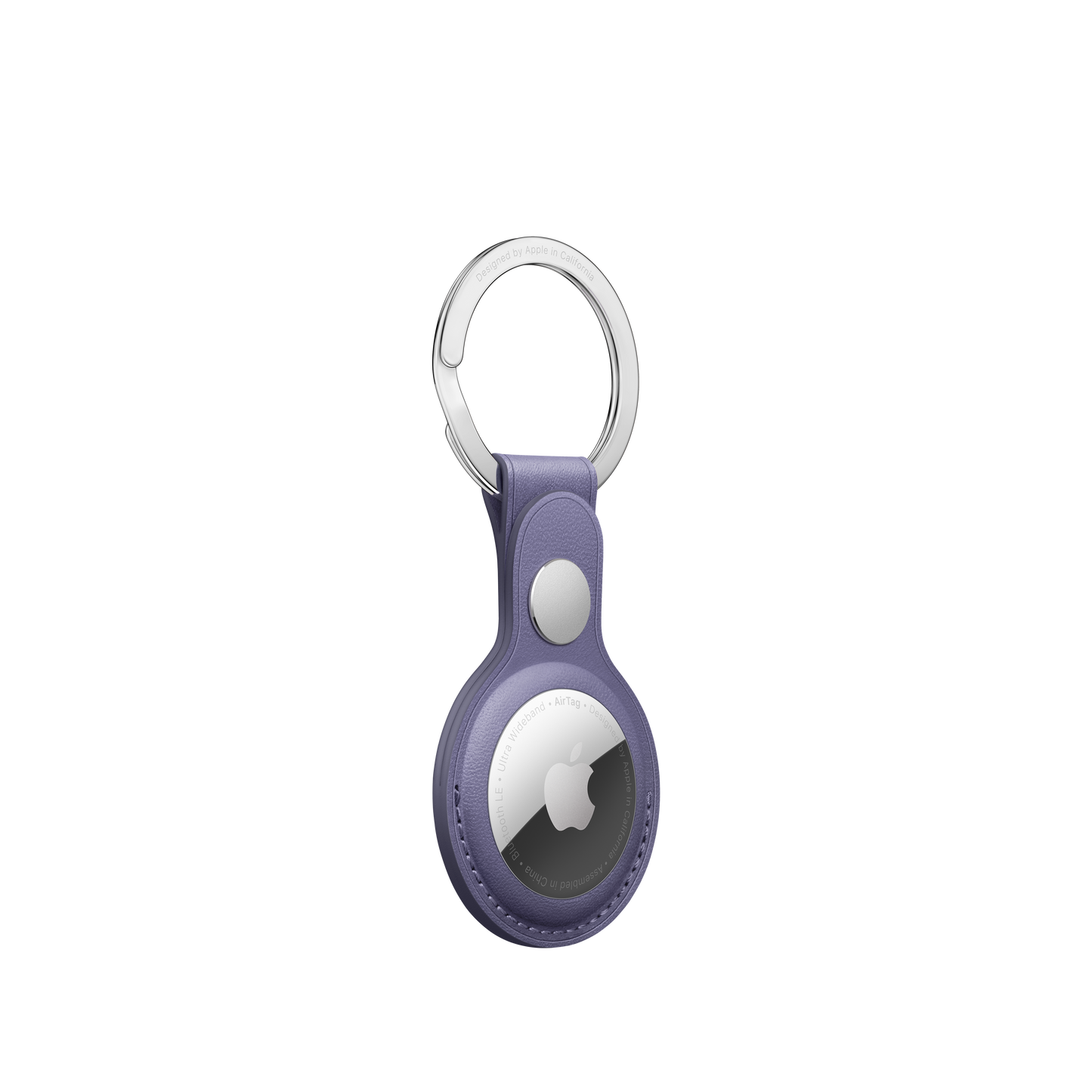 AirTag Leather Key Ring – Wisteria