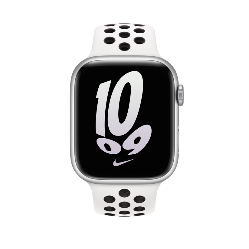 Apple watch discount white nike band