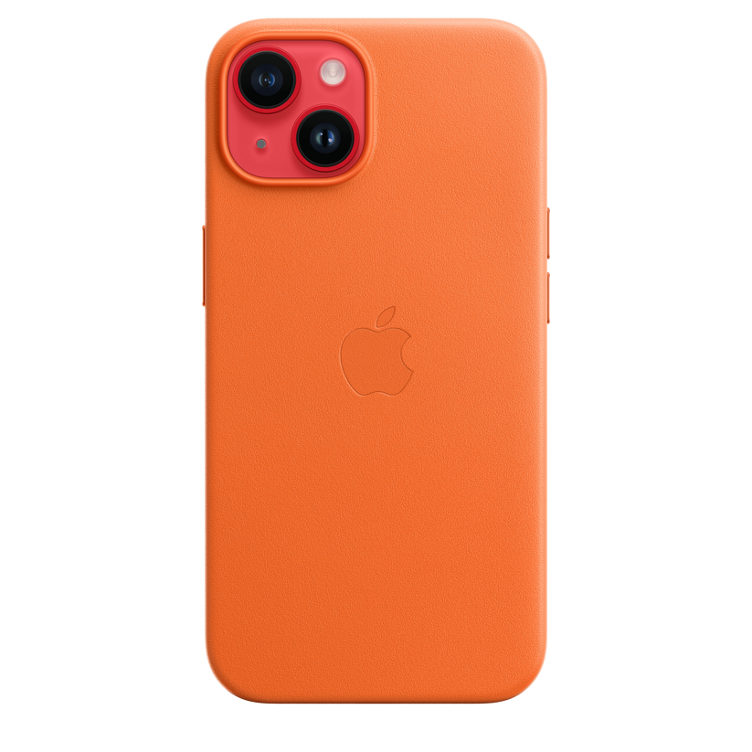 iPhone 14 Leather Case with MagSafe - Orange Get best offers for iPhone 14 Leather Case with MagSafe - Orange