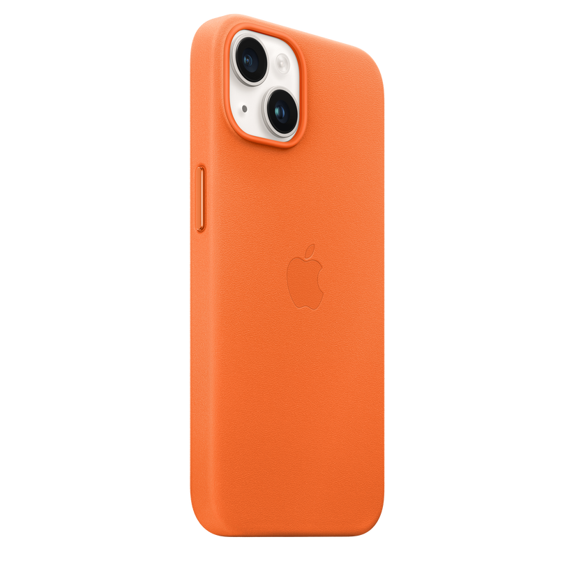 iPhone 14 Leather Case with MagSafe - Orange Get best offers for iPhone 14 Leather Case with MagSafe - Orange