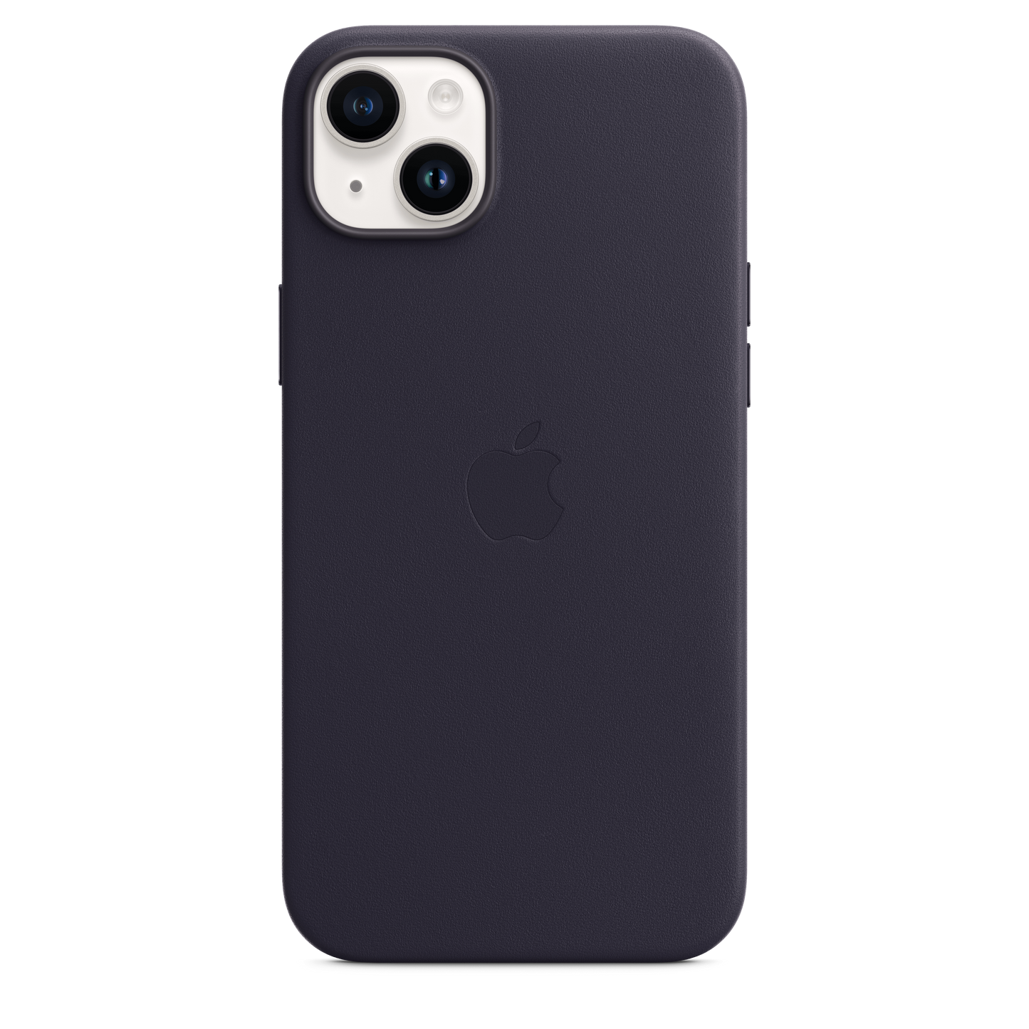 iPhone 14 Plus Leather Case with MagSafe - Midnight