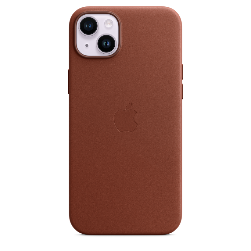 iPhone 14 Plus Leather Case with MagSafe - Umber Get best offers for iPhone 14 Plus Leather Case with MagSafe - Umber