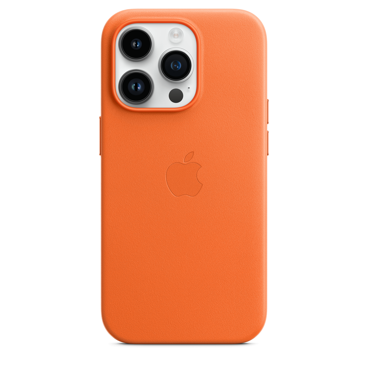iPhone 14 Pro Leather Case with MagSafe - Orange