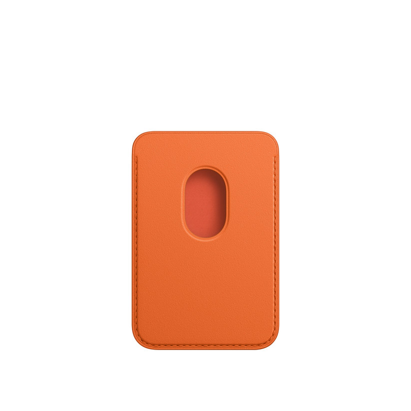 iPhone Leather Wallet with MagSafe - Orange Get best offers for iPhone Leather Wallet with MagSafe - Orange