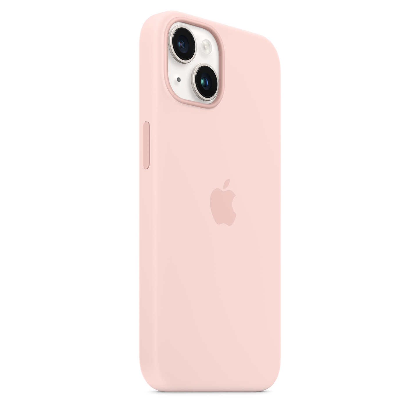iPhone 14 Silicone Case with MagSafe - Chalk Pink