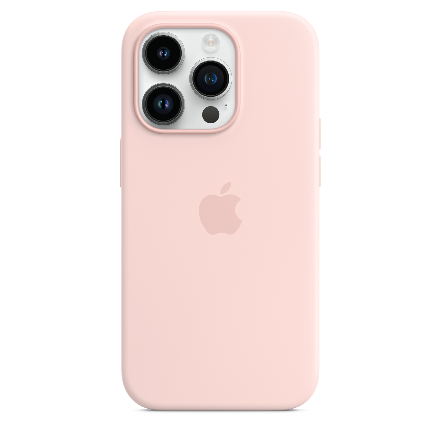 iPhone 14 Pro Silicone Case with MagSafe - Chalk Pink