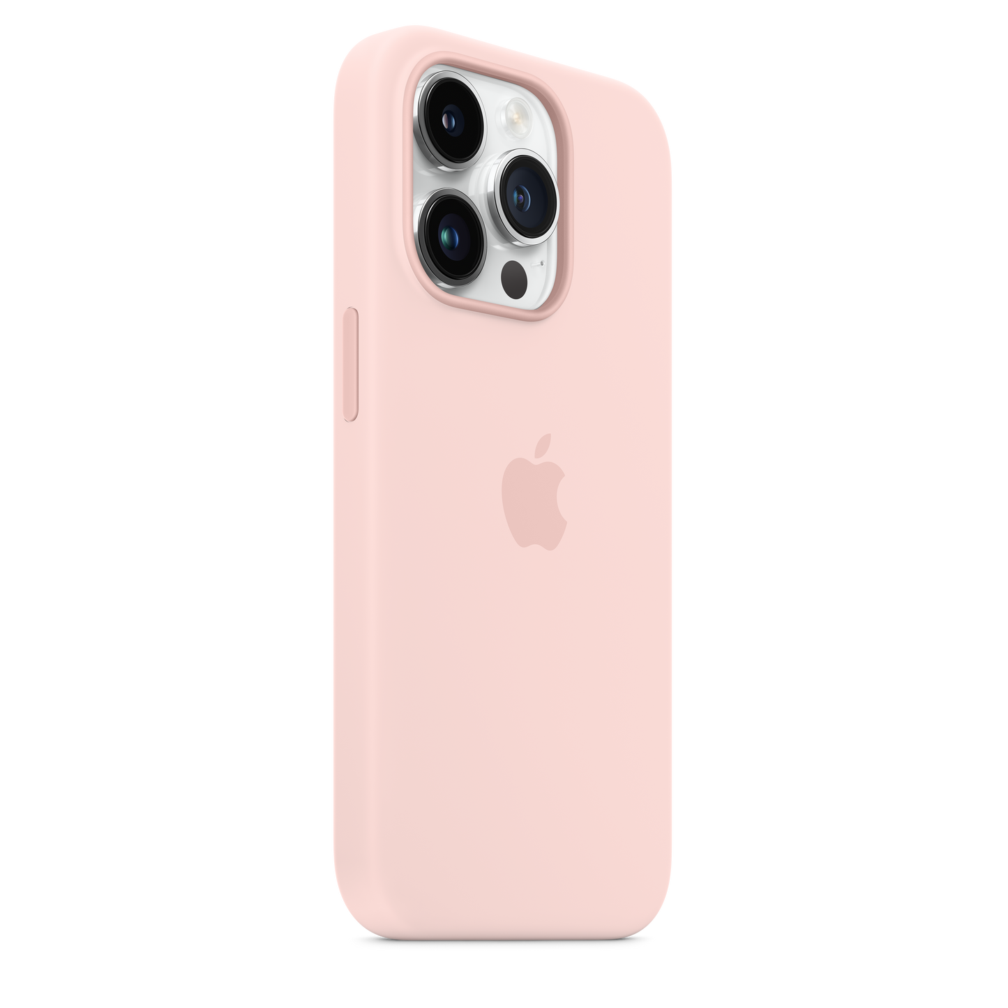 iPhone 14 Pro Silicone Case with MagSafe - Chalk Pink