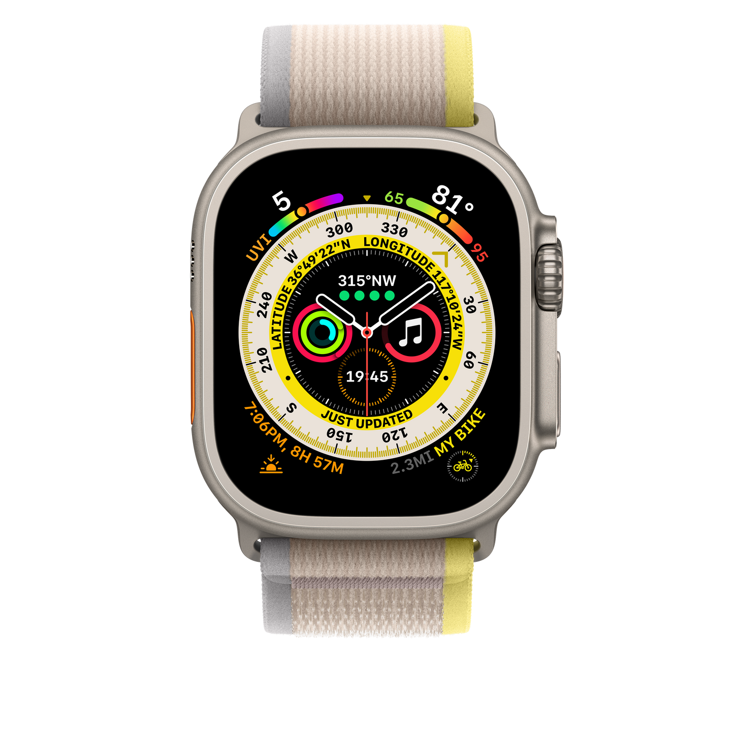 49mm Yellow/Beige Trail¬†Loop -¬†S/M