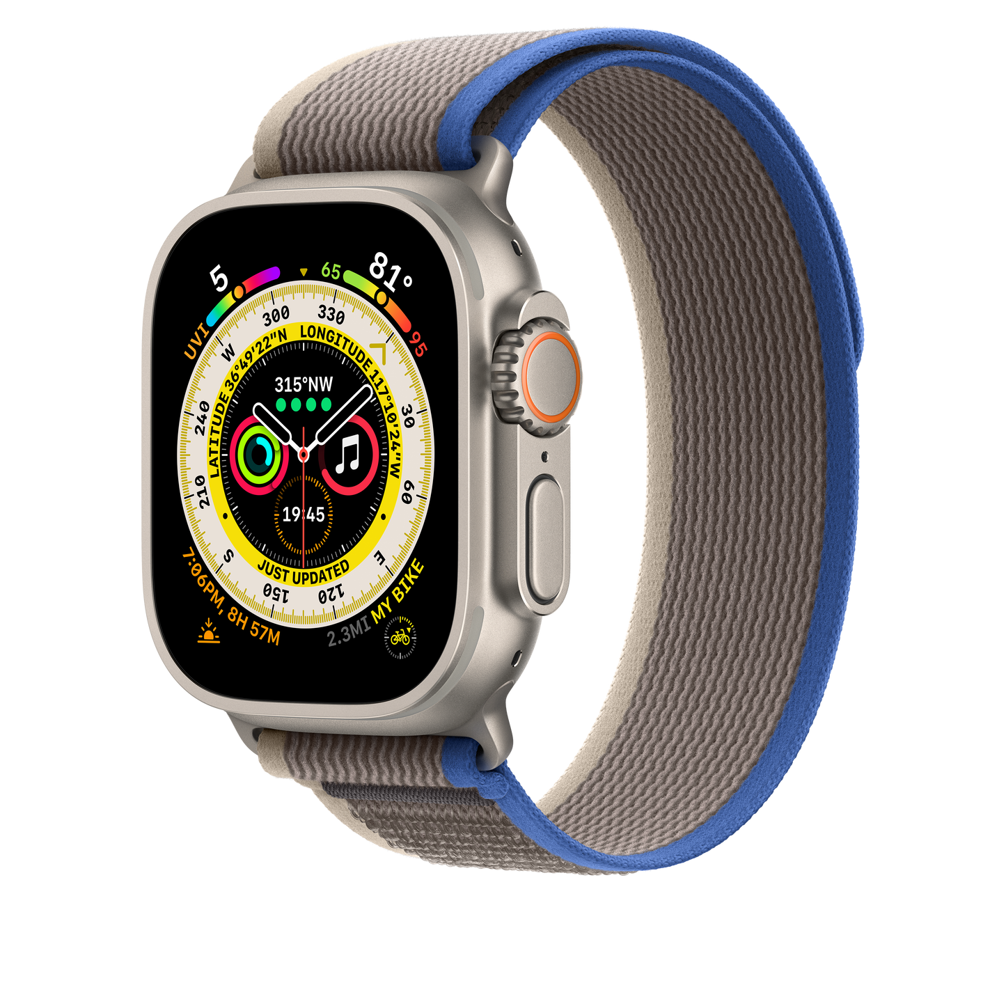 49mm Blue/Grey Trail¬†Loop -¬†S/M