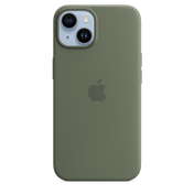 iPhone 14 Silicone Case with MagSafe - Olive