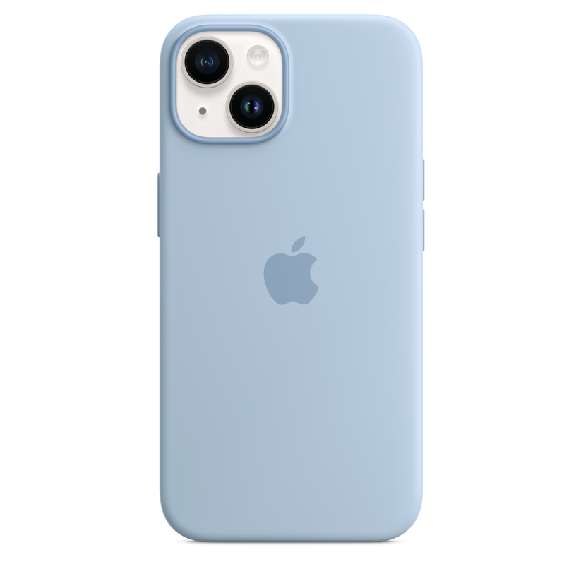 iPhone 14 Silicone Case with MagSafe - Sky Get best offers for iPhone 14 Silicone Case with MagSafe - Sky