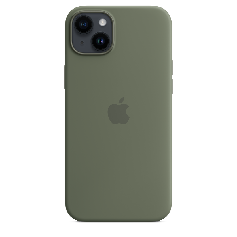 iPhone 14 Plus Silicone Case with MagSafe - Olive Get best offers for iPhone 14 Plus Silicone Case with MagSafe - Olive