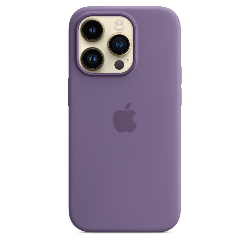 iPhone 14 Pro Silicone Case with MagSafe - Iris Get best offers for iPhone 14 Pro Silicone Case with MagSafe - Iris