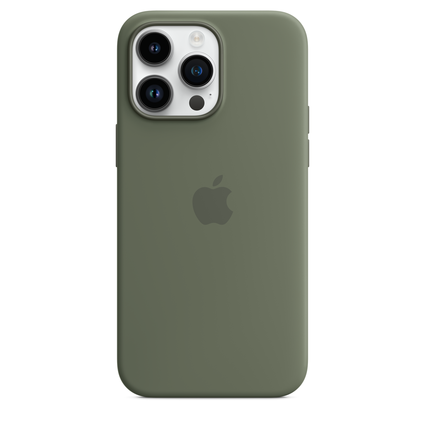 iPhone 14 Pro Max Silicone Case with MagSafe - Olive