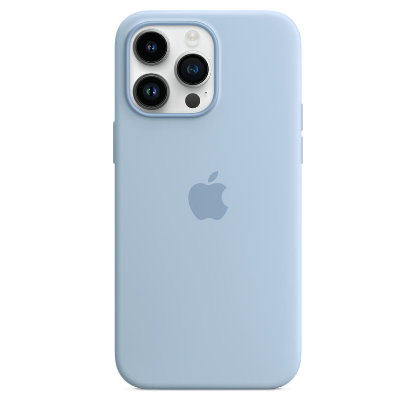 iPhone 14 Pro Max Silicone Case with MagSafe - Sky Get best offers for iPhone 14 Pro Max Silicone Case with MagSafe - Sky