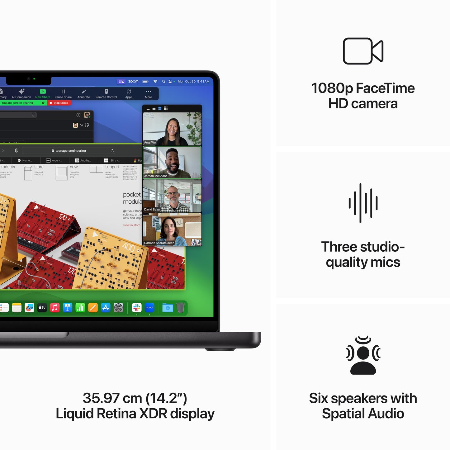 14-inch MacBook Pro: Apple M3 Max chip with 14‑core CPU and 30‑core GPU, 1TB SSD - Space Black