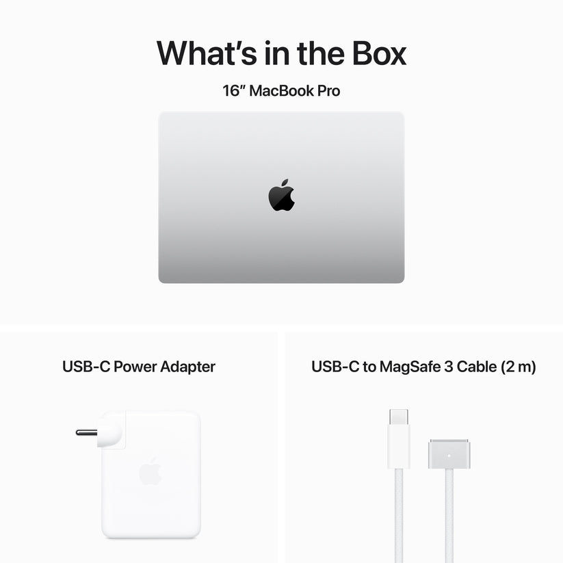 16-inch MacBook Pro: Apple M3 Pro chip with 12‑core CPU and 18‑core GPU, 512GB SSD - Silver Get best offers for 16-inch MacBook Pro: Apple M3 Pro chip with 12‑core CPU and 18‑core GPU, 512GB SSD - Silver