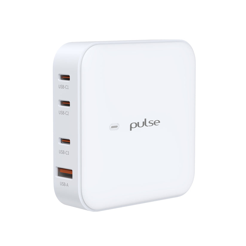 Pulse 100W PD GaN Desktop Charger - White Get best offers for Pulse 100W PD GaN Desktop Charger - White