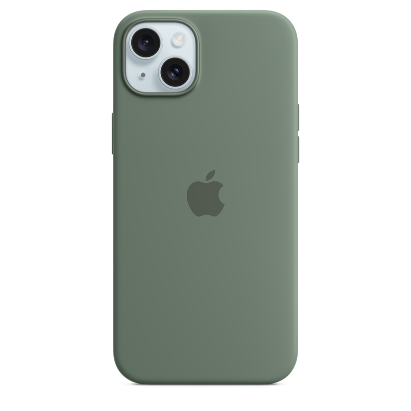 iPhone 15 Plus Silicone Case with MagSafe - Cypress Get best offers for iPhone 15 Plus Silicone Case with MagSafe - Cypress