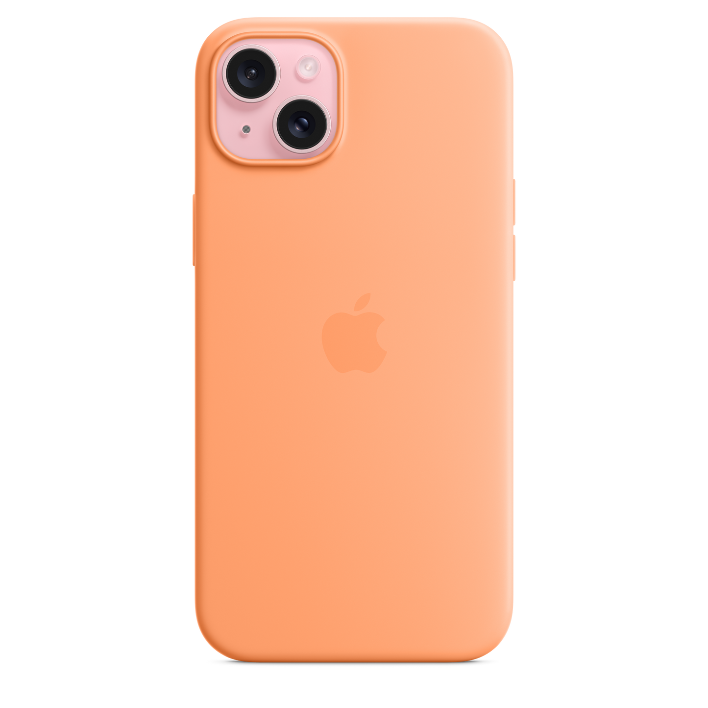 iPhone¬†15¬†Plus Silicone Case with MagSafe - Orange¬†Sorbet