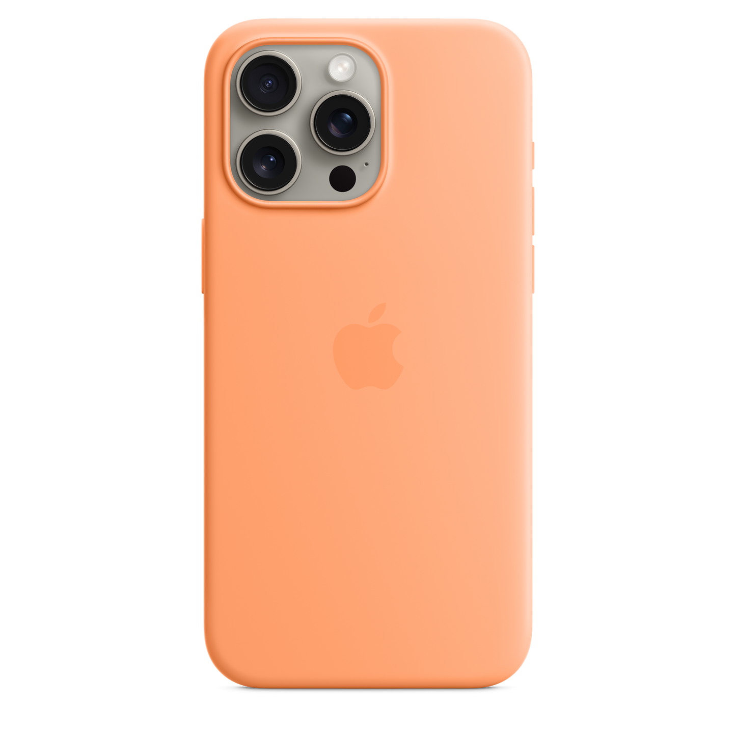 iPhone¬†15¬†Pro¬†Max Silicone Case with MagSafe - Orange¬†Sorbet