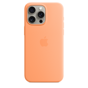 iPhone¬†15¬†Pro¬†Max Silicone Case with MagSafe - Orange¬†Sorbet