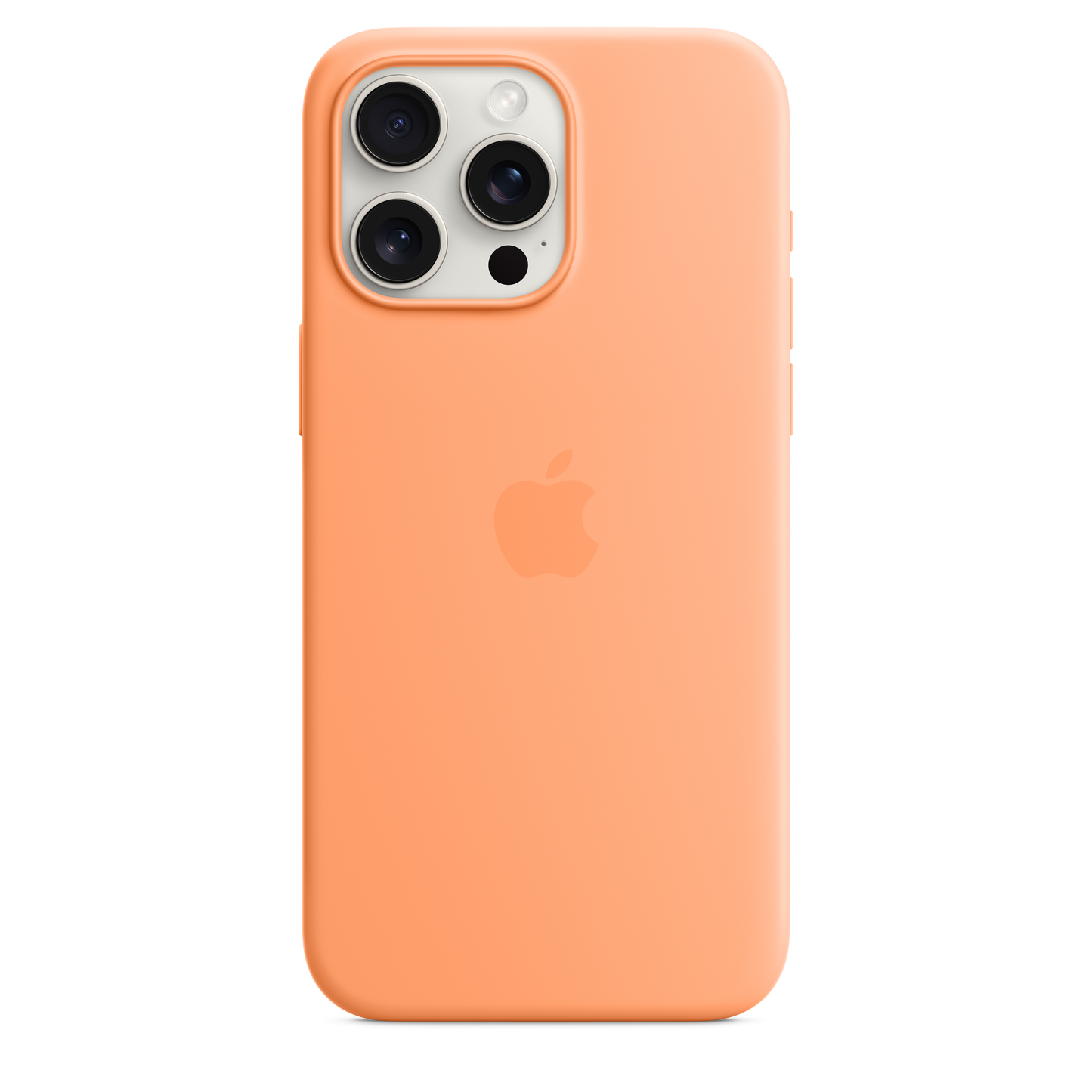 iPhone¬†15¬†Pro¬†Max Silicone Case with MagSafe - Orange¬†Sorbet