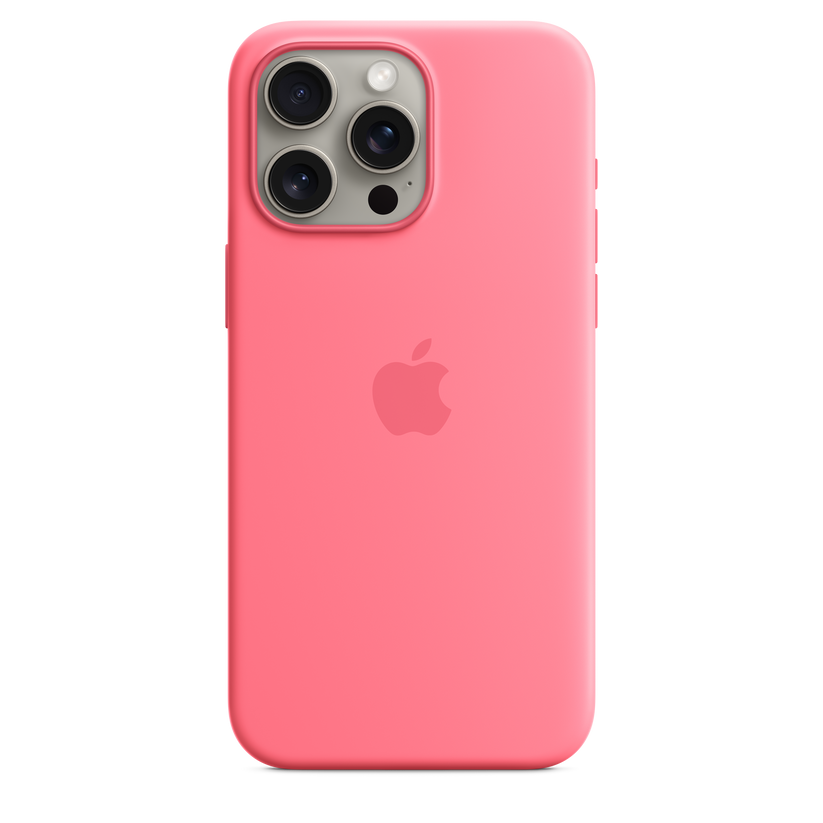 iPhone 15 Pro Max Silicone Case with MagSafe - Pink Get best offers for iPhone 15 Pro Max Silicone Case with MagSafe - Pink