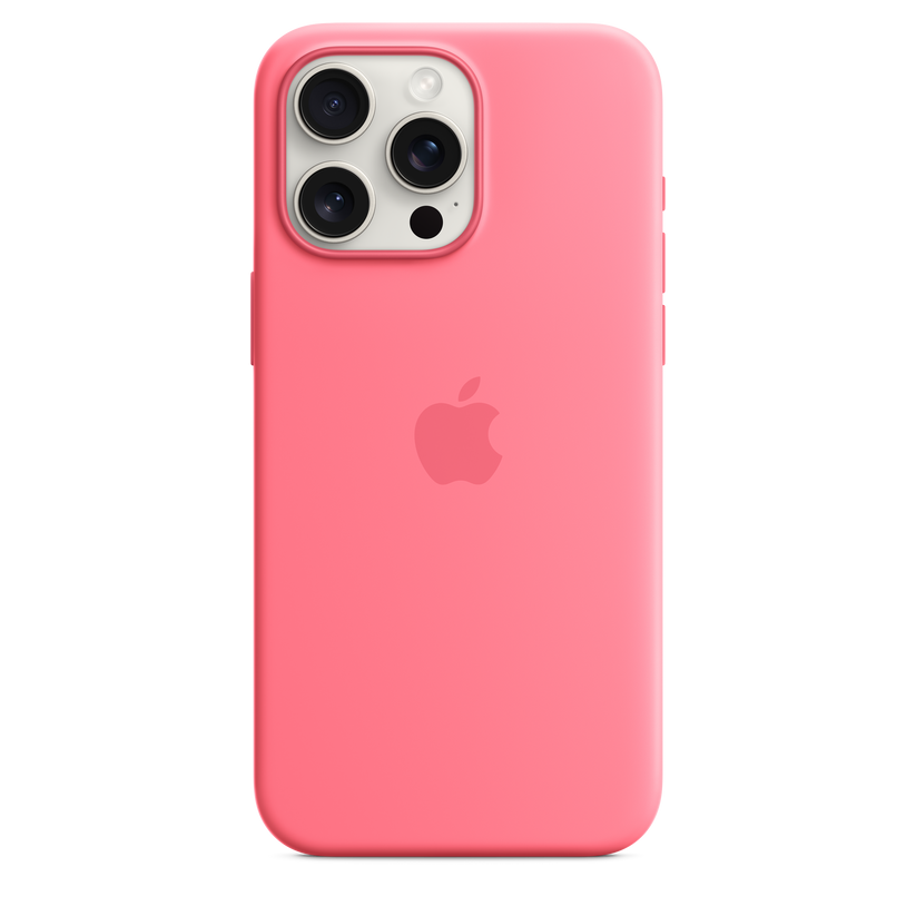 iPhone 15 Pro Max Silicone Case with MagSafe - Pink Get best offers for iPhone 15 Pro Max Silicone Case with MagSafe - Pink