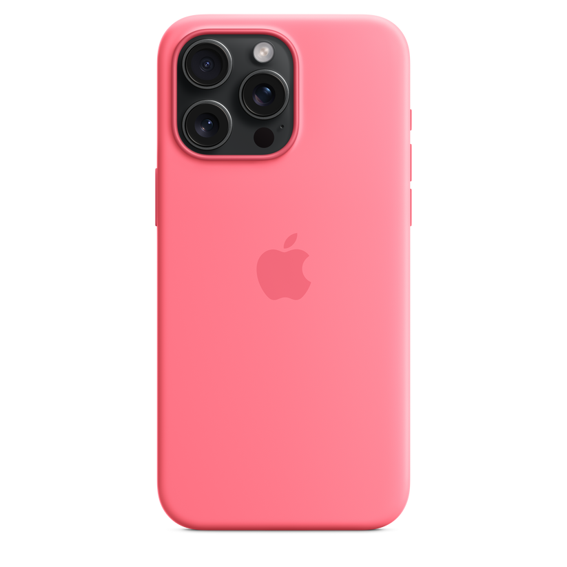 iPhone 15 Pro Max Silicone Case with MagSafe - Pink Get best offers for iPhone 15 Pro Max Silicone Case with MagSafe - Pink