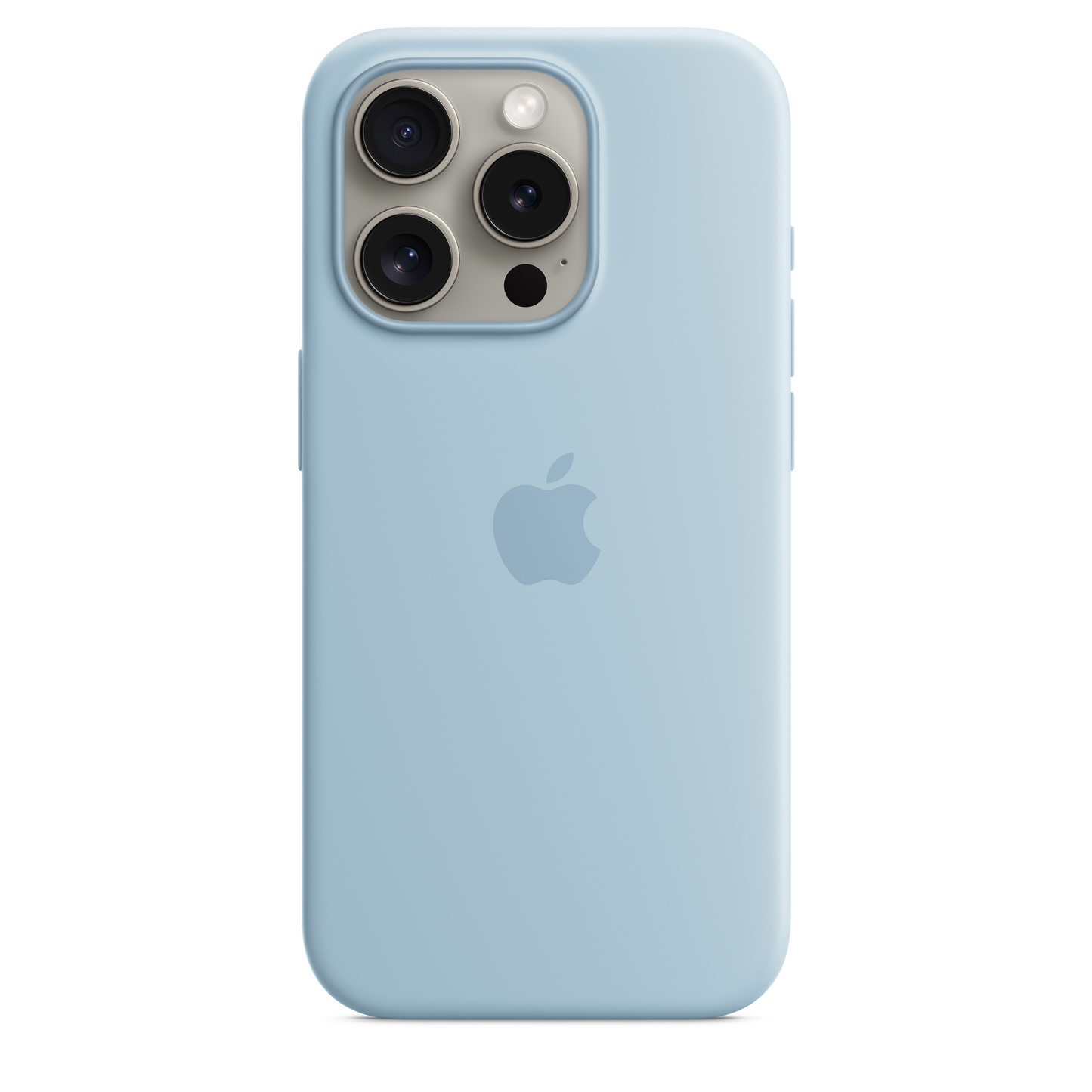 iPhone 15 Pro Silicone Case with MagSafe - Light Blue