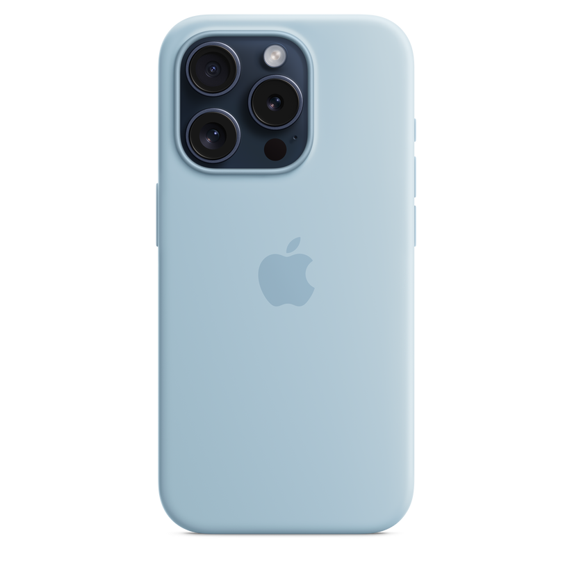 iPhone 15 Pro Silicone Case with MagSafe - Light Blue Get best offers for iPhone 15 Pro Silicone Case with MagSafe - Light Blue