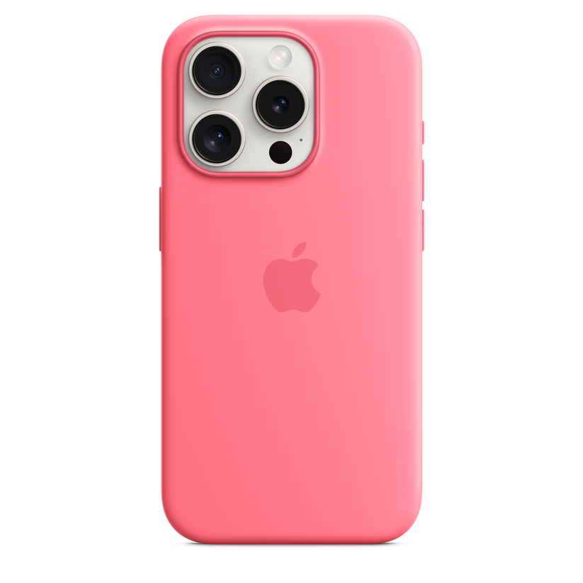 iPhone 15 Pro Silicone Case with MagSafe - Pink Get best offers for iPhone 15 Pro Silicone Case with MagSafe - Pink