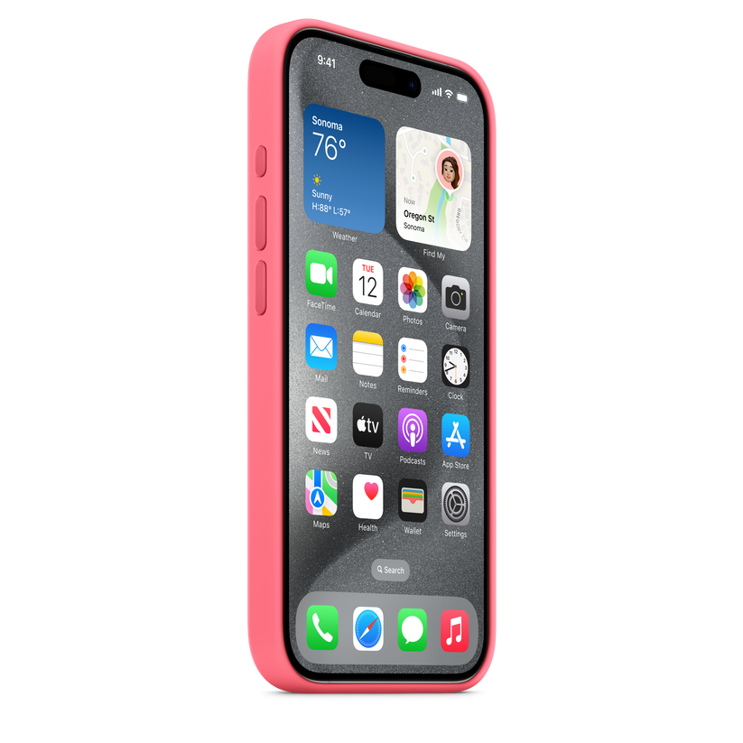 iPhone 15 Pro Silicone Case with MagSafe - Pink Get best offers for iPhone 15 Pro Silicone Case with MagSafe - Pink